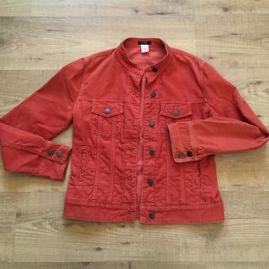 Burnt Orange J.CREW Corduroy Jacket